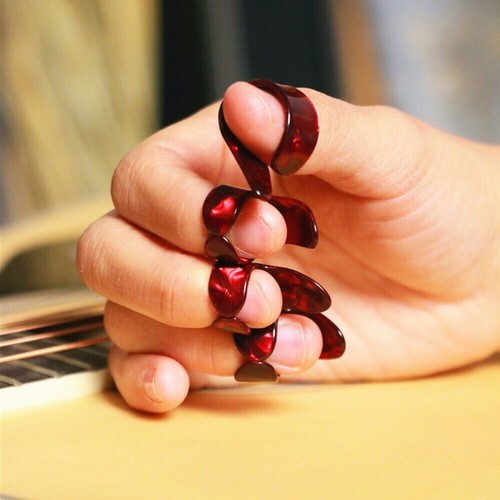 Thumb finger picks - finger, for