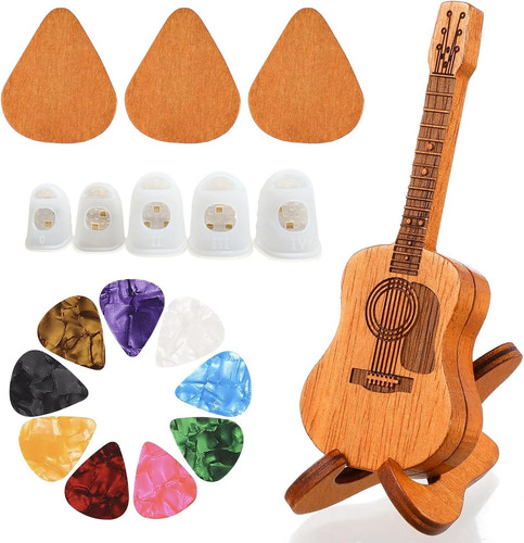 Guitar pick case with 3pcs - with,