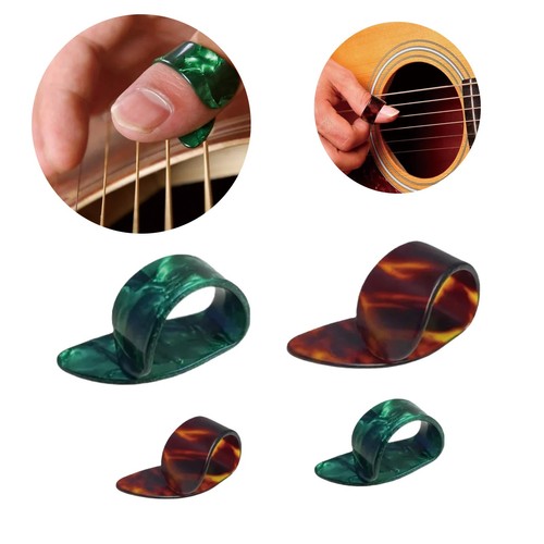 4pcs thumb picks guitar - 4pcs,