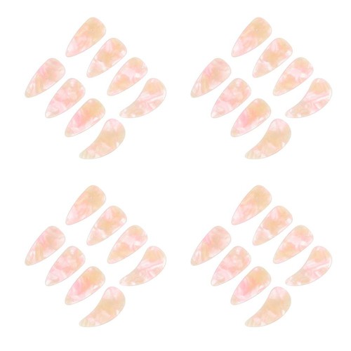 Reusable pink guzheng nail - pink,
