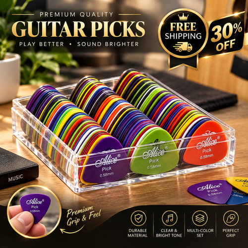 20pc guitar picks assorted - guitar,