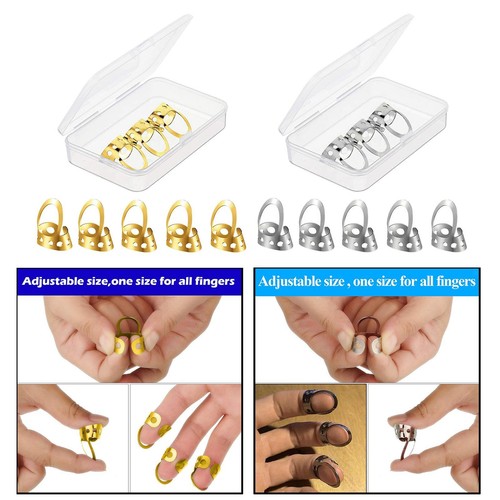 8pcs metal finger - finger, picks
