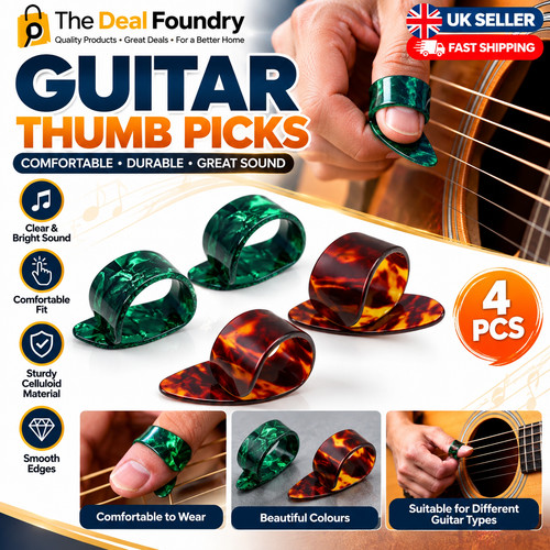 4pcs thumb picks guitar - 4pcs,