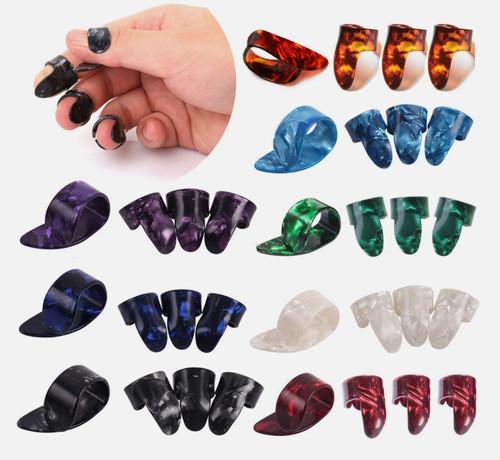 Finger and thumb guitar pick - finger,