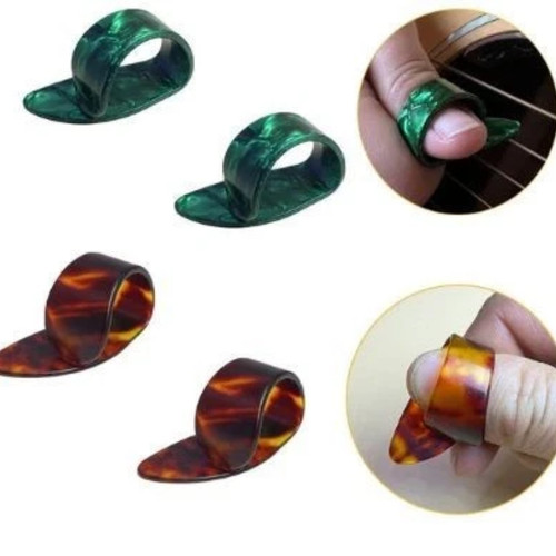 4pcs thumb picks guitar - 4pcs,
