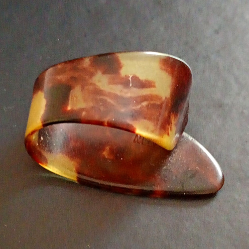 Brown plastic thumb finger - plastic, thumb/finger
