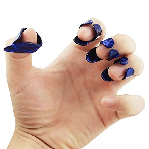 Finger and thumb pick - finger, for